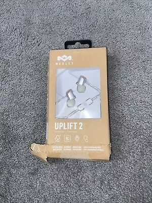 House Of Marley Uplift 2 Wired Headphones With Microphone Silver • £9.99