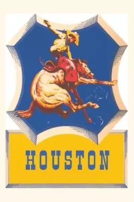 Vintage Journal Bucking Bronco Houston [Pocket Sized • $16.20