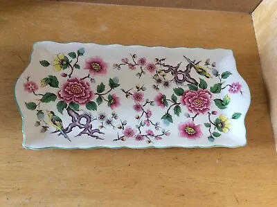 £6.99 • Buy Vintage James Kent Old Foley Chinese Roses Sandwich Tray
