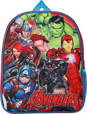 £7.99 • Buy Marvel Avengers Superhero Children Junior Backpack Rucksack Back To School  Bag