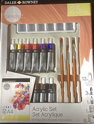 Daler Rowney Simply Acrylic Set • £12