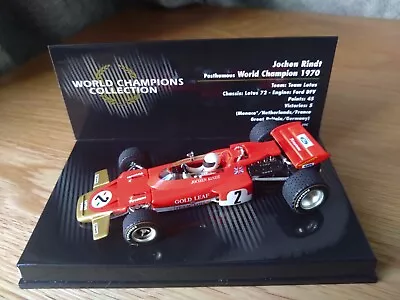 1:43 Minichamps #436700005 Jochen Rindt Lotus 49C #2 World Champion Edition 1970 • £0.99