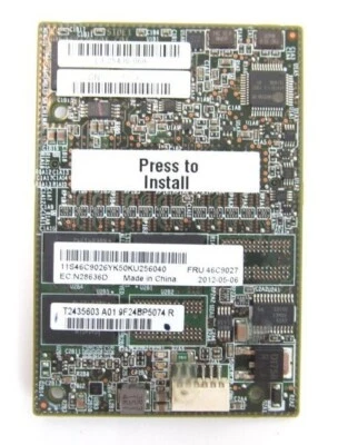 $19 • Buy Ibm Serveraid M5016 M5100 512mb Flash Memory - 46c9027 46c9026