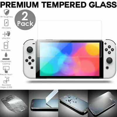 2PCS Tempered Glass / Hydrogel Screen Protector Guard Film For Nintendo Switch • $3.75