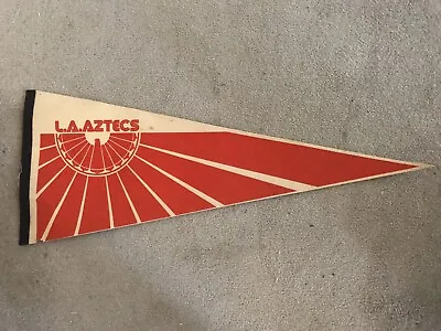 The L A AZTECS Vintage NASL SOCCER LEAGUE USA1970s PENNANT • $14