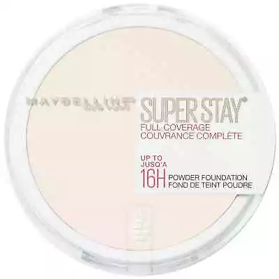 Maybelline Superstay Full Coverage Powder Foundation #102 FAIR PORCELAIN • $8