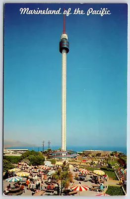 Vintage Postcard - Marineland Of The Pacific - Sky Tower - California - CA • $3.50