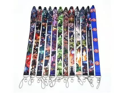 $11.31 • Buy Lot Cartoon Avengers Batman Neck Straps Keychain Lanyard ID Card