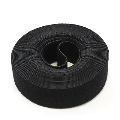 15FT REUSABLE 1 Inch Roll Hook & Loop Cable Fastening Tape Cord Wraps Straps • $9.82