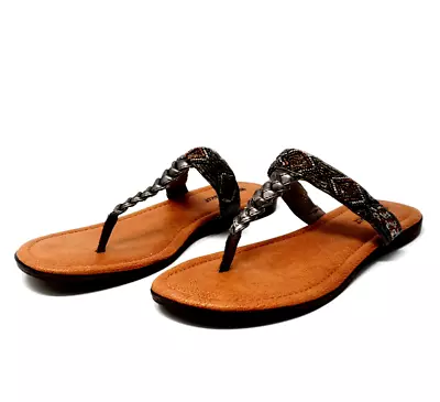 Minnetonka Roatan Women Moccasin Dress  Slipper Size UK 7 Clearance/RRP 54.99 • £30.99