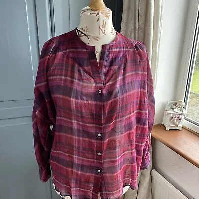 $38.60 • Buy Ladies Massimo Dutti Blouse XS Checked. New Loose Fit 