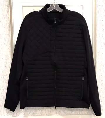 Greyson Coat Mens 2XL Black Yukon Hybrid Primaloft Golf Jacket Quilted READ • $54