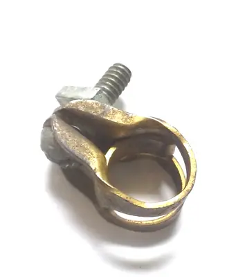 Vintage Sherman Brass Automobile Hose Clamp  1/2  - 1   I.D. • $9.95