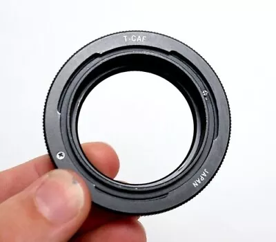 Vintage JAPAN T-Mount Lens To CANON FD SLR Camera Adapter Ring  • £4.99