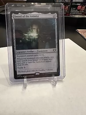 Sword Of The Animist: MtG Magic The Gathering Commander Masters Rare • $8.99