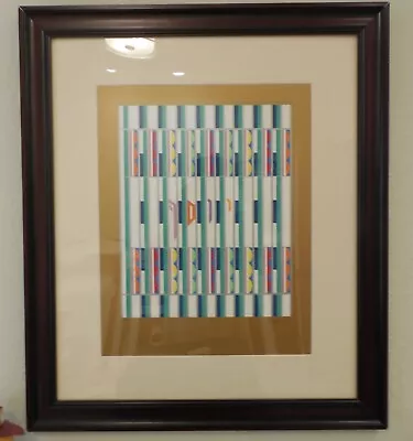 Yaacov Agam  Yoseph  Hand Signed & Numbered Screenprint 12 Tribes Of Israel ! • $649