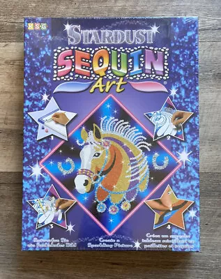 KSG Horse STARDUST SEQUIN ART KIT Glitter & Sequins -Fast Ship! BRAND NEW SEALED • $22.49