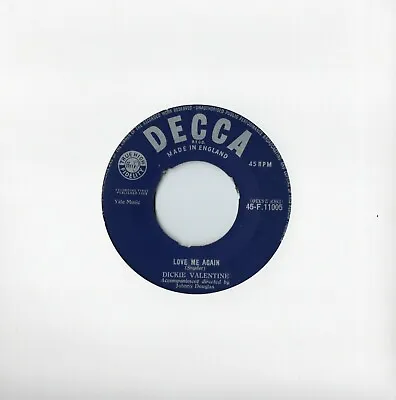 £2 • Buy Dickie Valentine - Ideal Jukebox 7  Single - Love Me Again - King Of Dixieland