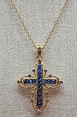 Camrose Kross JBK Jacqueline Kennedy Cross Necklace • £94.07