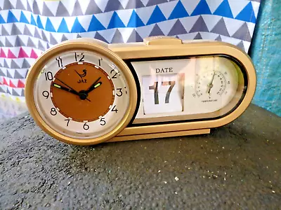 JAZ MODERN BATTERY  Flip Clock Perpetual - Day  Time Display +  TEMPERATURE • £5