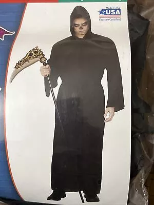 Rubys Halloween Horror Robe With Sash Grim  Reaper Size Adult XL • $4.39