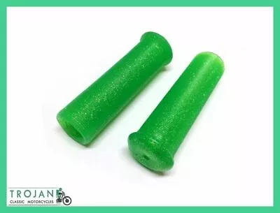 Hand Grips 7/8  Handle Bar Savanah Green Metal Flake (pair) Custom Chopper • $12.78