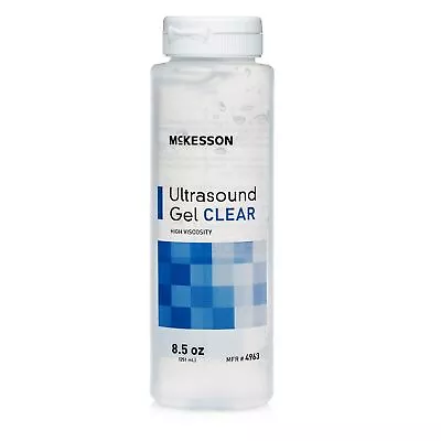 McKesson Ultrasound Gel Clear 8.5 Oz. Bottle 4963 (1 Each) • $11.06