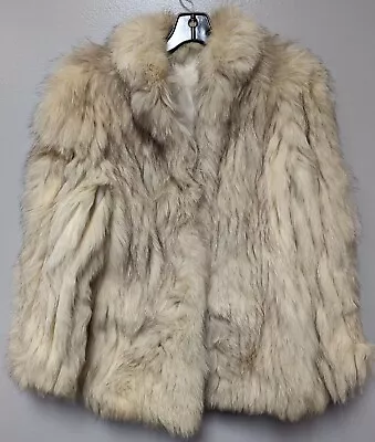 Vintage Genuine Fox Fur Coat With Pockets • $33