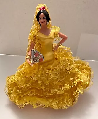 Spanish Flamenco Dancer Vintage 7” Doll - POSSIBLE Marin Chiclana • $30