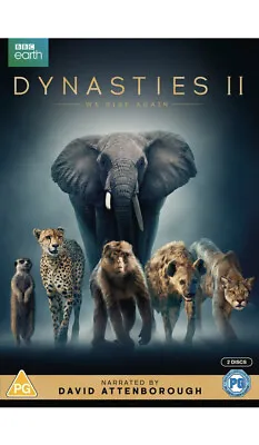 Dynasties II 2 DVD (2022) David Attenborough Brand New Sealed • £9.99