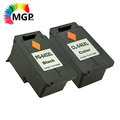 2X Compatible Canon PG 645XL CL 646XL High Yield Ink  For PIXMA MG2560  MG2460 • $51.50