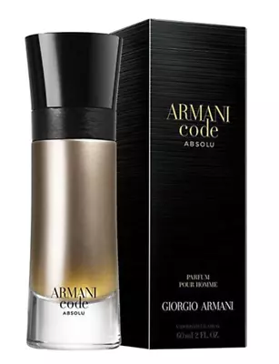 £89.99 • Buy Armani Code Absolu Pour Homme Eau De Parfum Spray 60ml Spray New & Sealed -RARE