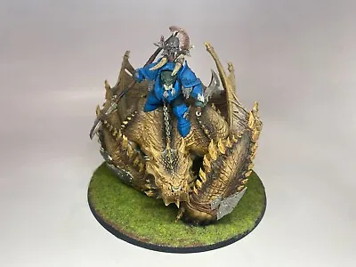 Warhammer Age Of Sigmar - Orruk Warclans Megaboss On Maw Crusha - Painted • $155