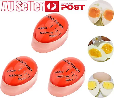 Egg Timer Kitchen Gadget Color Changing Boil Eggs Thermometer • $9.99