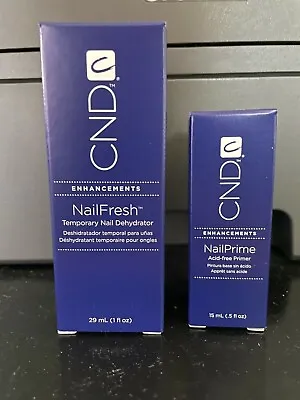 CND Creative Nail Fresh  1oz/30ml + Acid Free Primer .5oz/15ml 2pcs Combo • $22.99