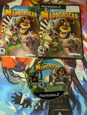 Madagascar (Sony PlayStation 2 2005) PS2 CIB Complete With Manual Tested Works • $14.99