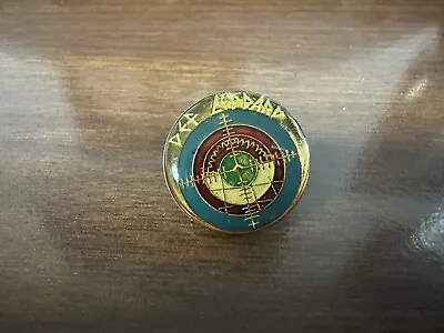 Vintage 1983 DEF LEPPARD Metal Enamel Cloisonne Pin Button Band Badge Pyromania • $3.25