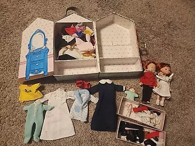 1999 Eden Toys Madeline Doll House Carrying Case W/2 Dolls & Some Outfits • $55