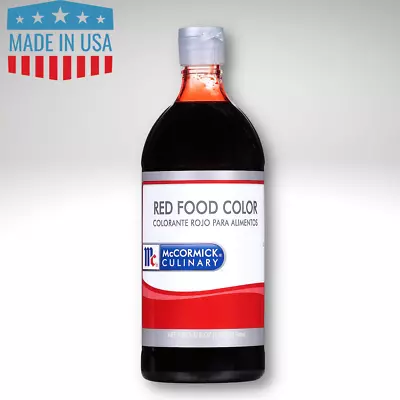 Mccormick Culinary Red Food Coloring 32 Fl Oz - One Bottle Of Red Food Color • $22.39