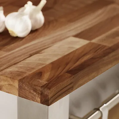 £14.95 • Buy Solid Walnut Wood Worktops And Breakfast Bars - Solid Timber Kitchen Worktop
