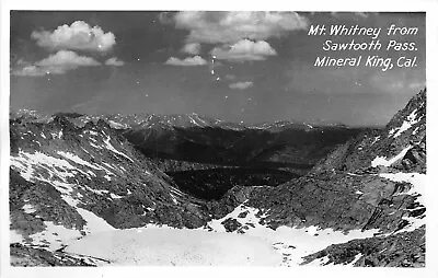 Postcard RPPC 1950s California Mineral King Tulare Mt. Whitney Sawtooth CA24-235 • $13.99