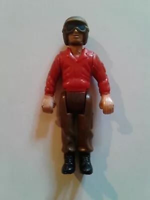 Vintage Tootsietoy Motorcycle Man Driver Action Figure • $2.99