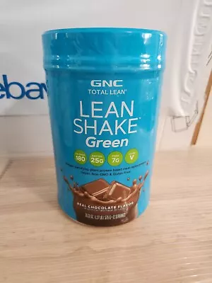 GNC Total Lean Shake Green 25G Protein Real Chocolate 1.27 Lb GNC Vegan  • $19.97