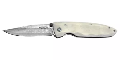 Mcusta Pocket Knife Classic Wave MC-0019D Damascus Stainless Steel VG-10 Corian • $150