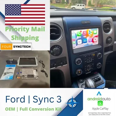 2013-2014 FORD Navigation F150 SYNC 2 To 3 CarPlay Android Auto Upgrade OEM Kit • $690