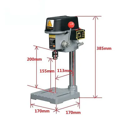 340W 16000 RPM Mini Drill Press Bench Small Electric Drill Machine Work Bench • $74