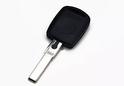 Key Housing With Blank HU66 For Skoda VW Uncut Blade HAA With Text Logo • $8.83