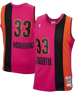 MITCHELL & NESS NBA Reload Swingman Jersey Miami Heat 2005 Alonzo Mourning Sz M • $75