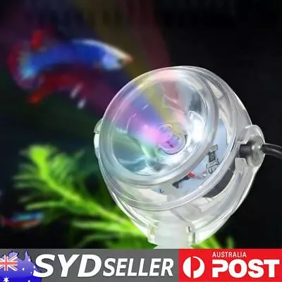 Mini Waterproof Aquarium LED Spotlight Fish Tank Underwater Lamp (Colorful • $12.49