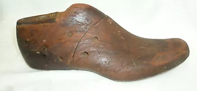 VINTAGE BOOT Or SHOE MAKERS WOOD & METAL SHOE LAST - Genuine Industrial Antique • $29.95